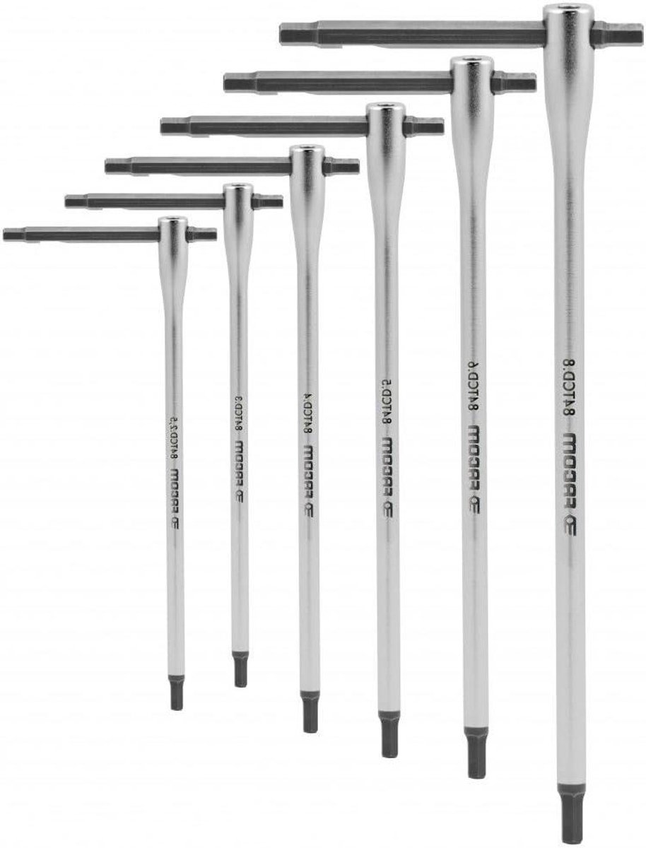 Gereedschapset Monteur - Steeksleutels Schuifstang - Specialistische Mechanica - 6 Stuks Set - 551 x 1651 cm - Rood