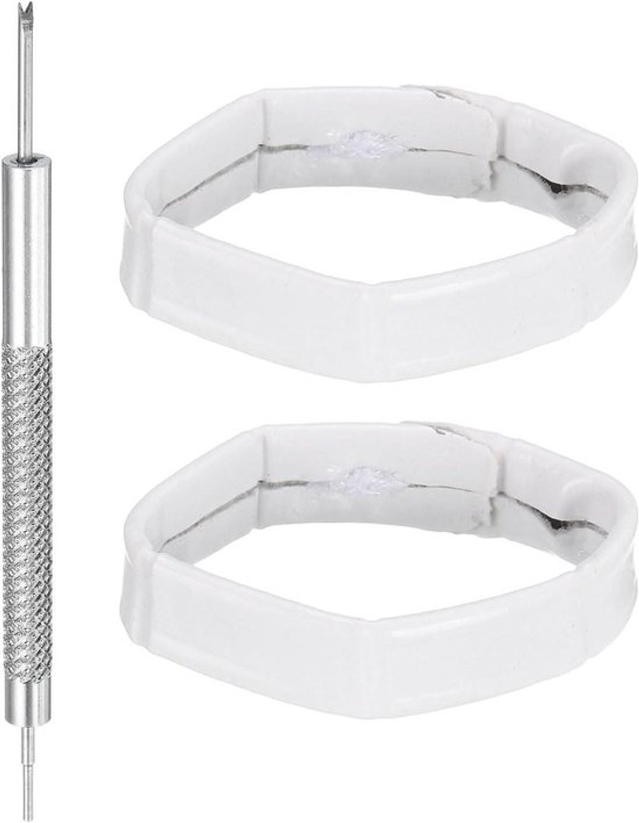Vervanging lederen horlogeband lussen armbandhouder ringen in diverse kleuren