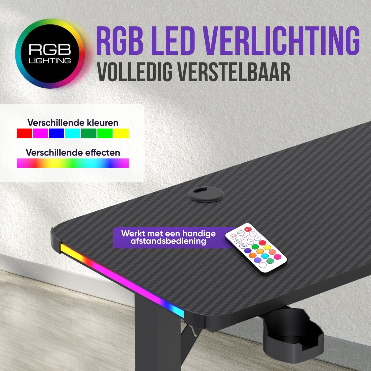 Avalo Gaming Bureau - L Vormig Hoekbureau - Hoek Rechts thumbnail 4