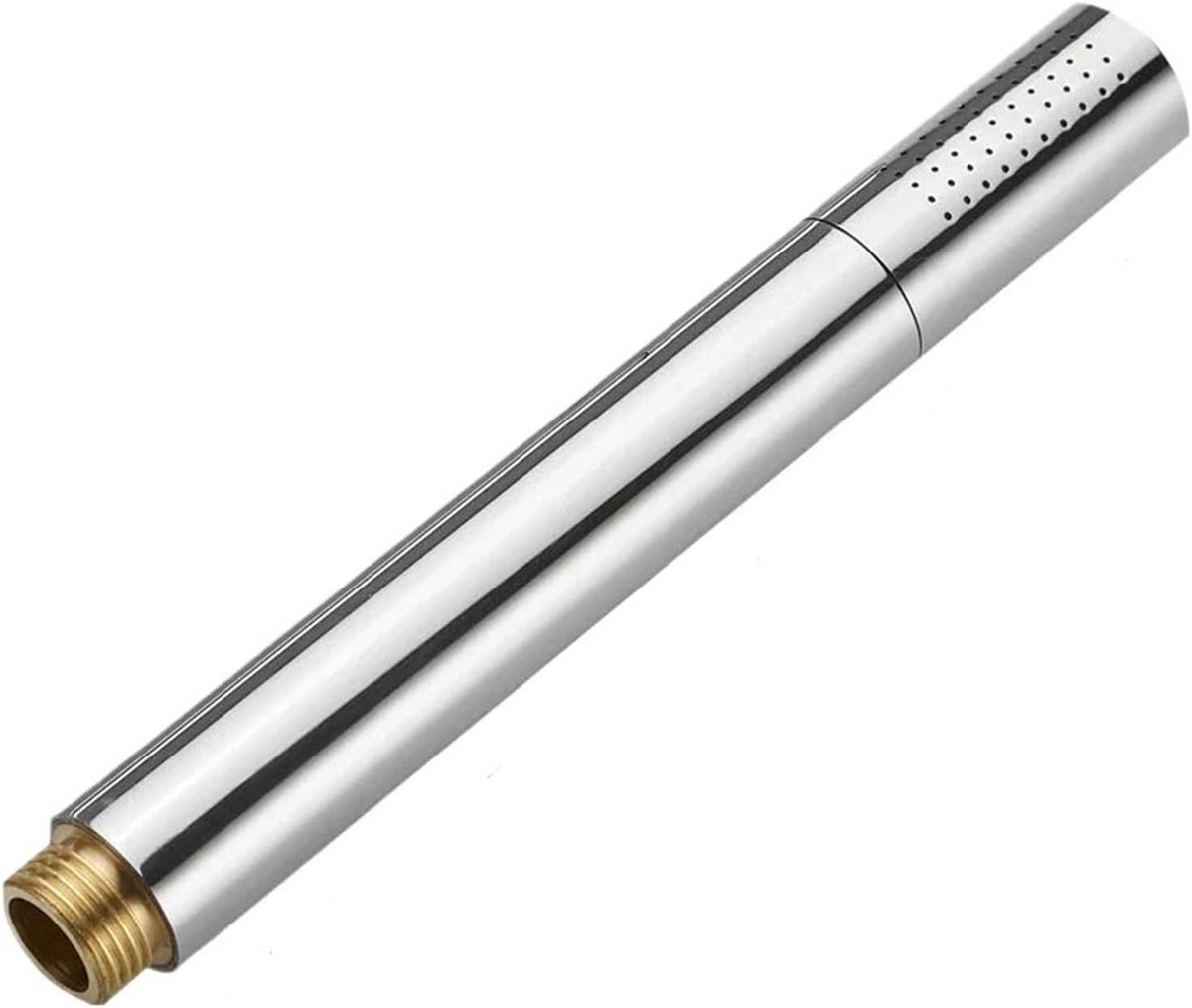 Moderne badkamerdouchekop, verchroomde koperen handdouche met regendouchekop.