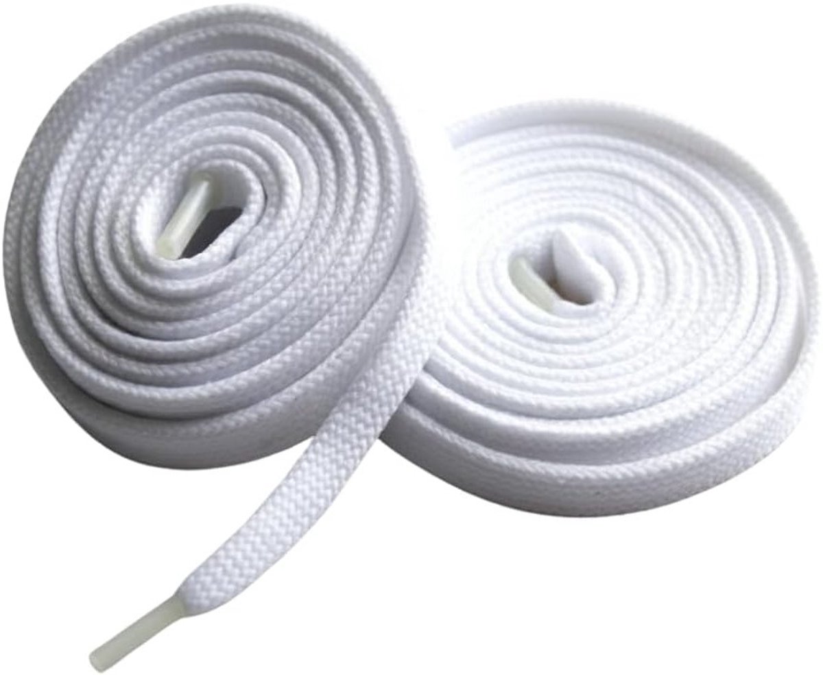 Duurzame platte veters van 8 mm breed, antislip vervangingen voor sportschoenen, moderne uitstraling en eenvoudig te strikken, hoge kwaliteit