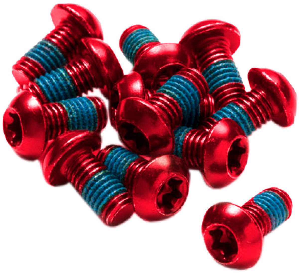 Reverse Disc Rotor Bolts Red - UNI