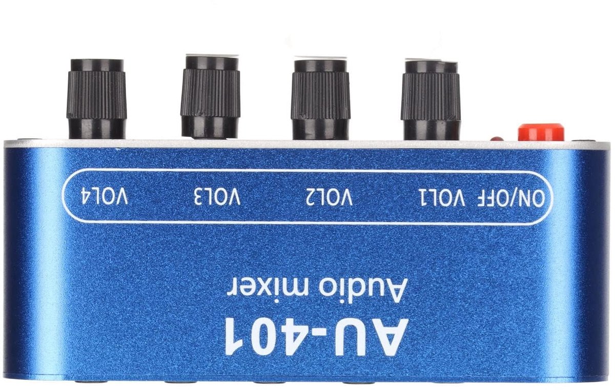 Dailygoods - Mini 4-Kanaals Stereo Mixer met Volume-aanpassing