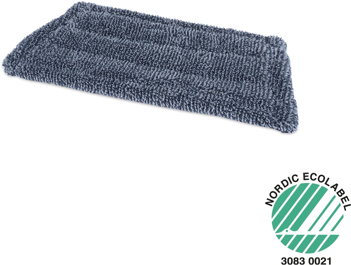 Allure - MicroVezel - Vlakmop - 28cm - Blauw -5 stuks