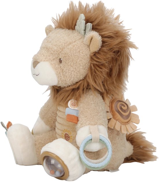 Little Dutch Safari Friends Activiteitenknuffel Leeuw van Little Dutch — afbeelding 2