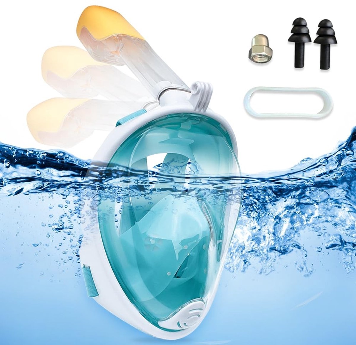 Dailygoods - Snorkelmasker met 180 Graden Zicht en Anticondens Technologie