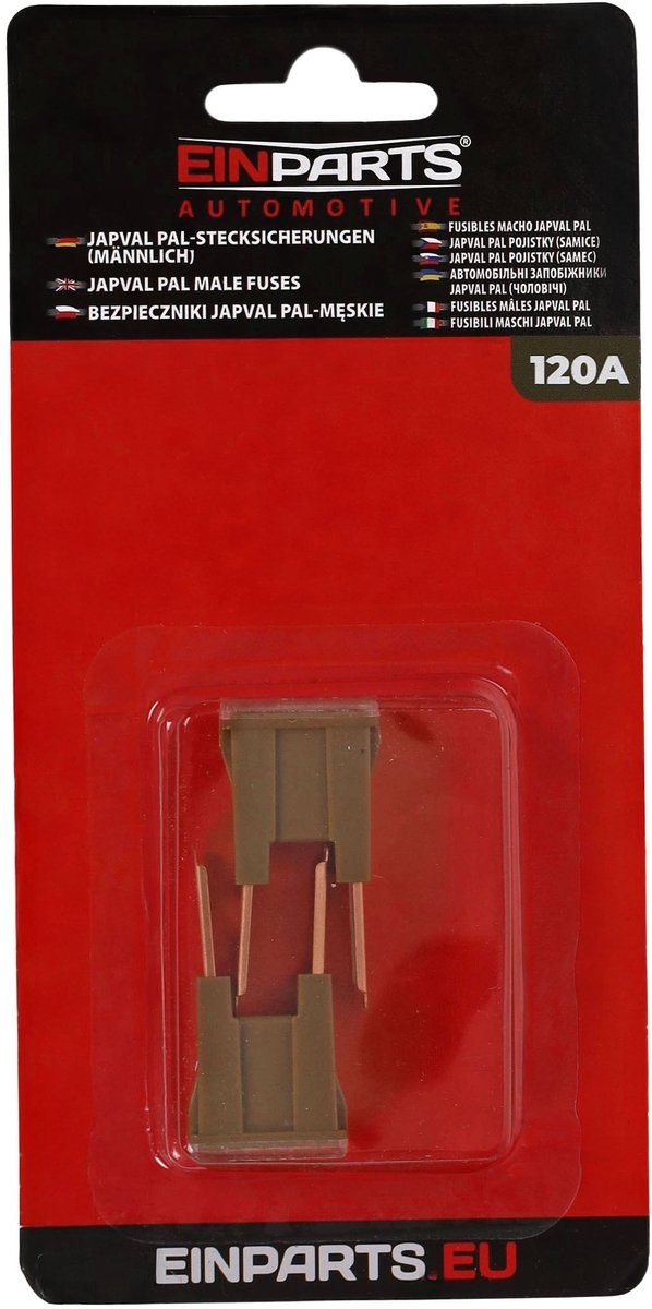 Einparts Automotive Pal Zekeringen 120A 2 Stuks Voor Elektrische Bedrading