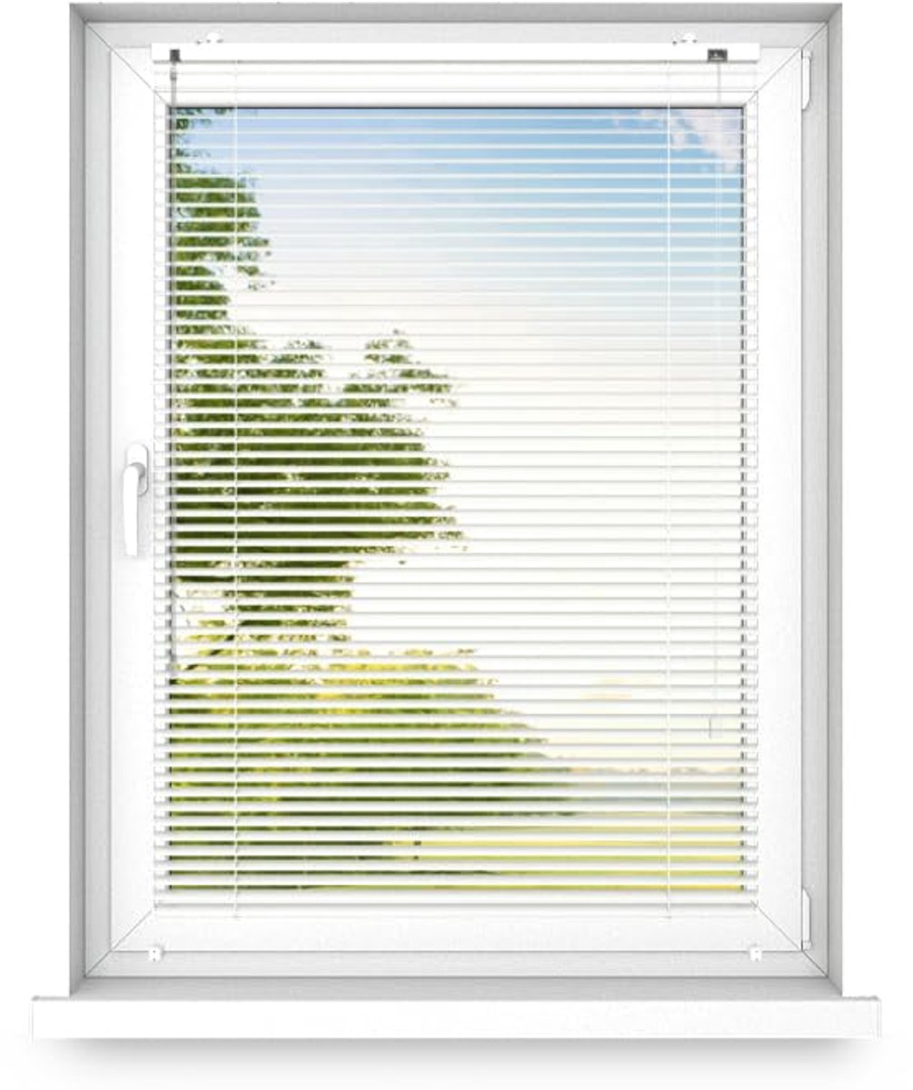 time4blinds - Binnenjaloezieën Zonder Boren - Aluminium Jaloezieën - Aluminium Rolgordijne