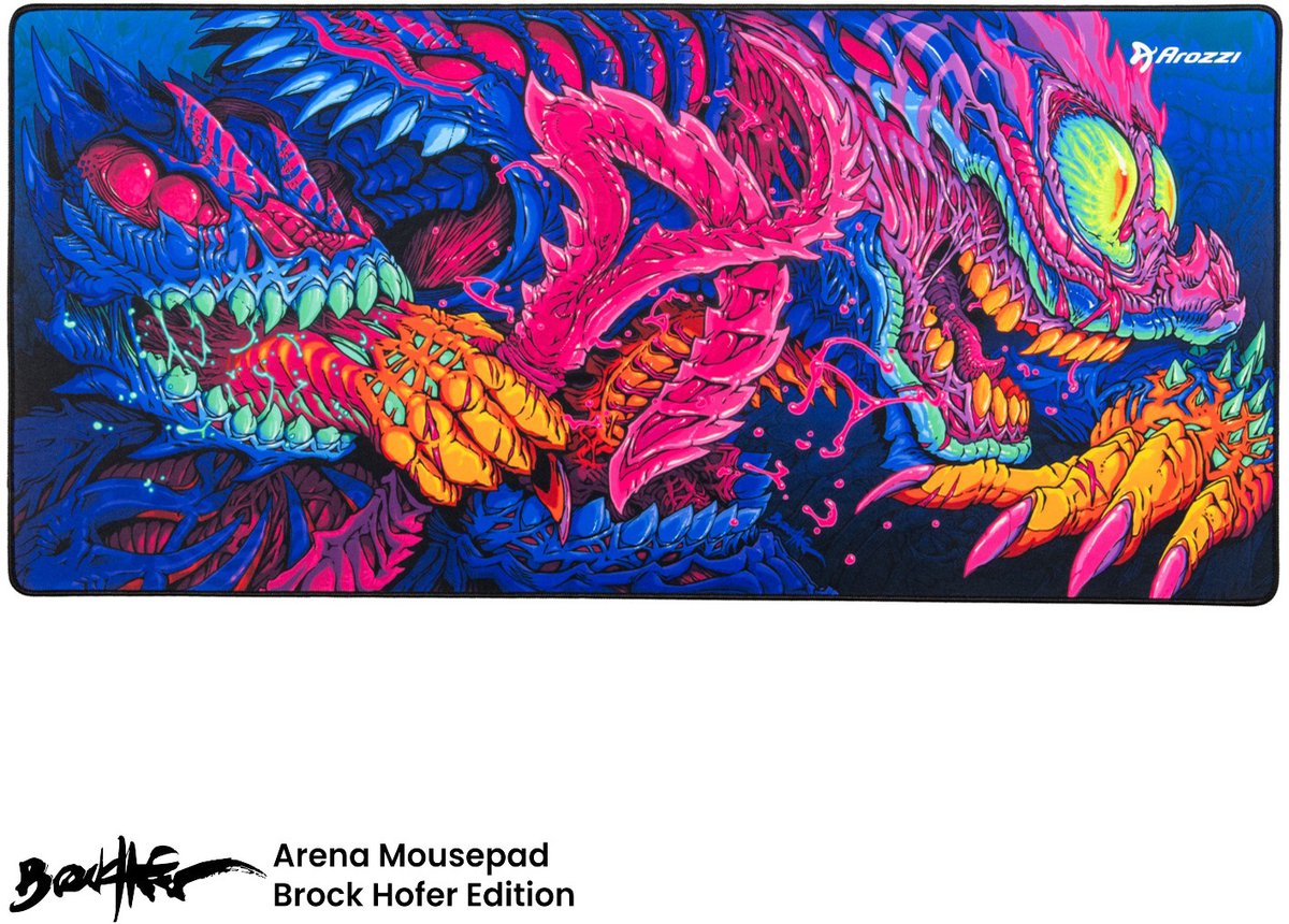 Arozzi Zona Muismat XL - 90 x 42 cm - Grime Dweller