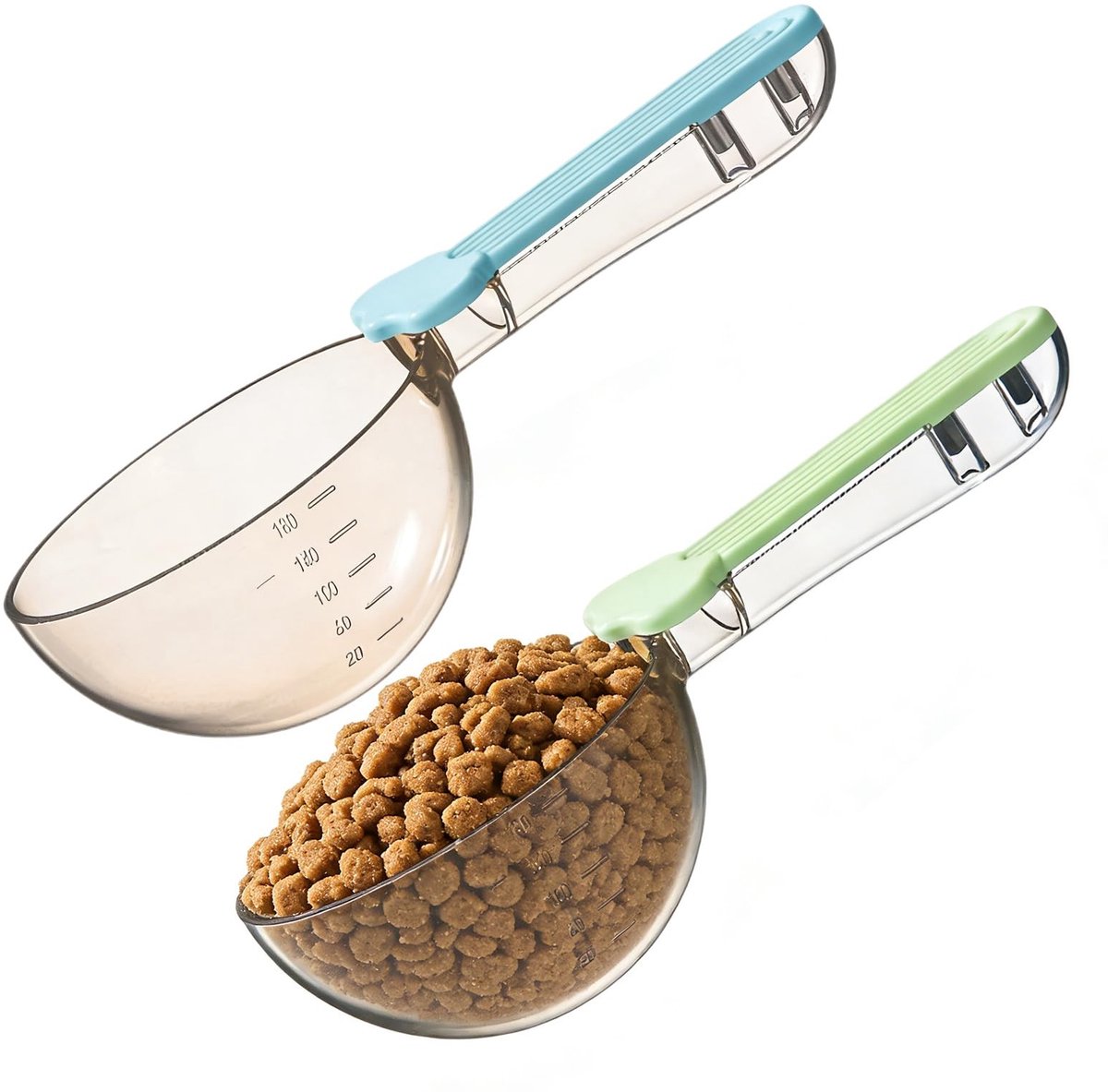 Dailygoods - Set van 2 Eetschepjes voor Huisdieren met Clip