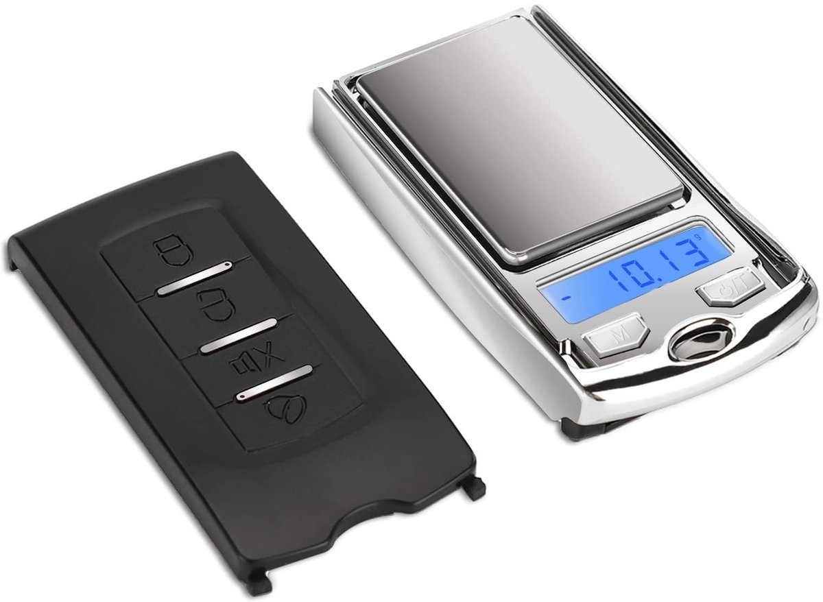 Dailygoods - Dailygoody - Mini Keukenweegschaal - Digitale Precisieweegschaal - Draagbaar en Compact - LCD-Display - Voor Sieraden en Reizen - 0,01g Nauwkeurigheid