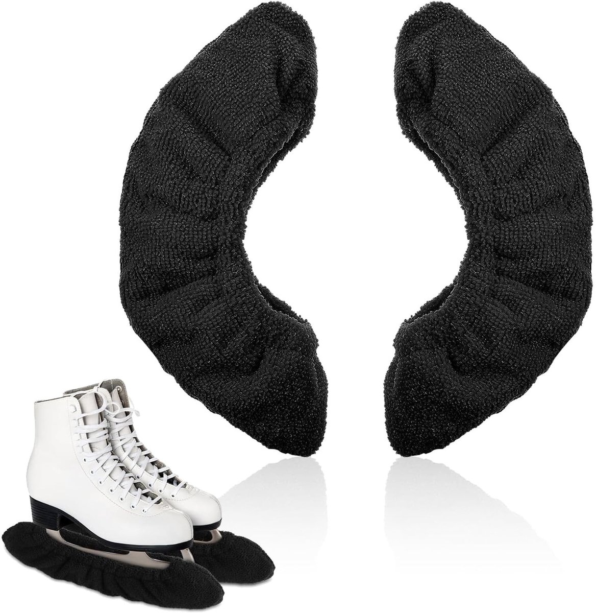 Dailygoods - Dailygoody - Skate Beschermhoezen - Skate Bescherming - Voor IJs- en Schaatsen - Zwart - Skate Accessoires - Geschikt voor Alle Leeftijdsgroepen - 1 P