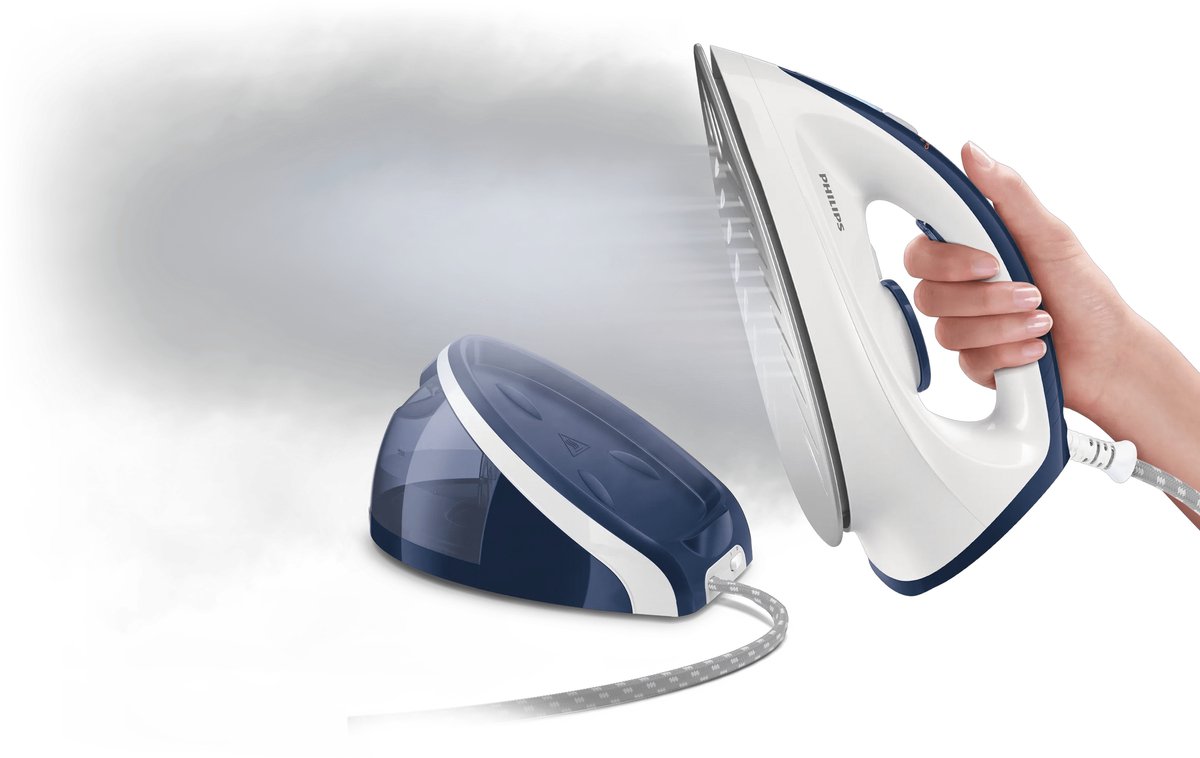 Philips HI5920/20- Stoomgenerator - 2400 W - 1,1 l - Keramische zoolplaat - Blauw, Wit – foto 5