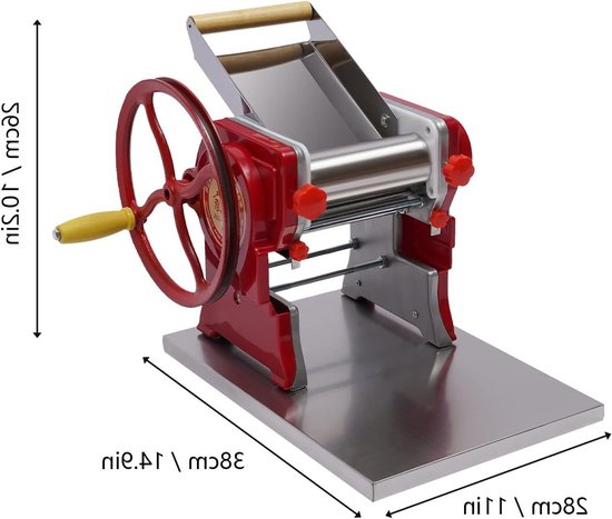 Professionele pastamaker van roestvrij staal voor het maken van verse pasta, ravioli en lasagne — afbeelding 2