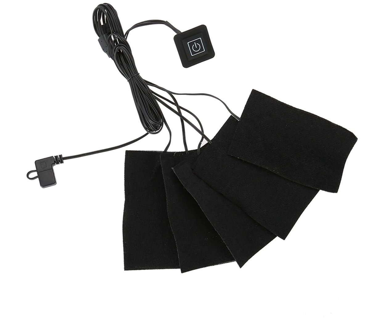Dailygoods - Dailygoody - USB Verwarmingstoestel - Instelbare Temperatuur - Ideaal voor Koude Dagen - Draagbare Kledingverwarmer - Geschikt voor Binnengebruik - Co..