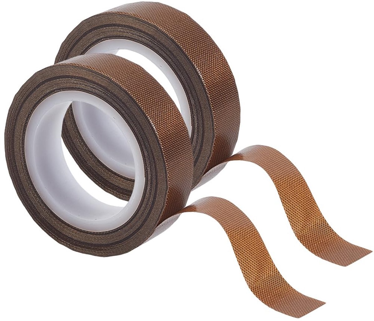 Dailygoods - Dailygoody - Low Friction Tape - Waterdicht - Slijtvast - Bruin - Plakband - 10 meter - Geschikt voor diverse klussen - 1 cm breed