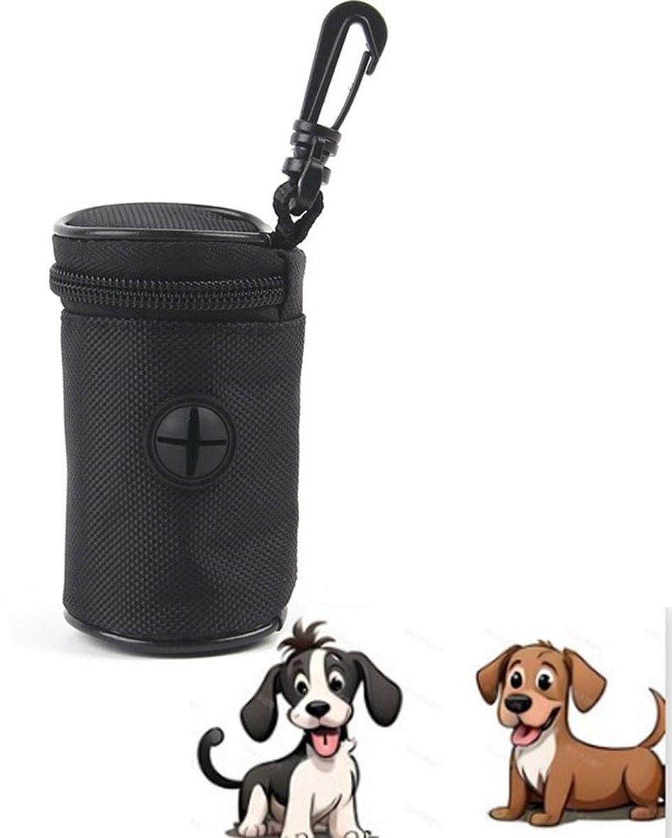 Dailygoods - Cosensi - Dailygoody - Poepzakjeshouder - Hond - Waterdicht - Zwart - Poepzak dispenser - Geschikt voor honden - Zwart