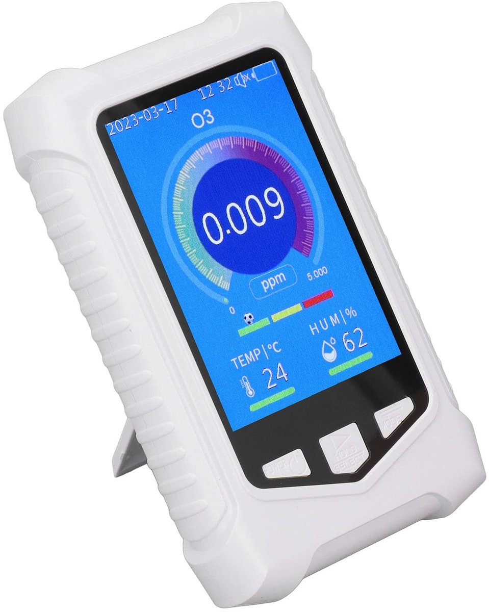 Dailygoods - Dailygoody - Meter Detector - Luchtkwaliteit Monitor - USB Opladen - 3.5 inch LCD Scherm - Nauwkeurige Metingen - Geschikt voor Binnengebruik
