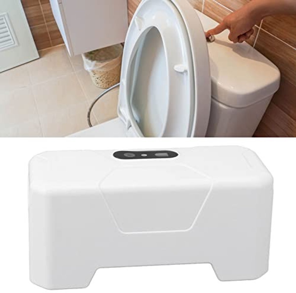 Dailygoods - Dailygoody - Automatische Toiletspoeler - Intelligente Sensor - Eenvoudige installatie - Elektrisch - Toiletdrukknop - Geschikt voor diverse toiletten