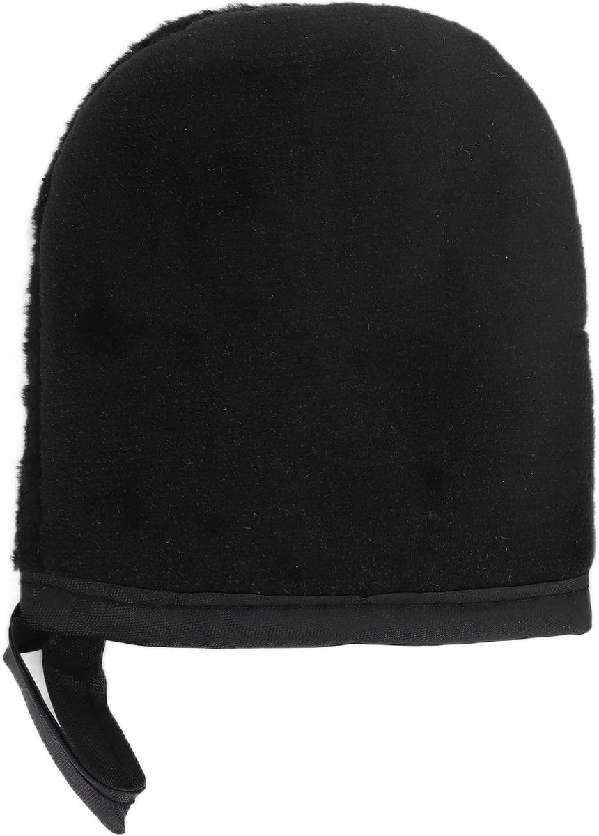 Zwarte Zelfbruinende Handschoen voor Lotion Applicatie - Herbruikbare en Wasbare Tanning Mitt voor een Stralende Huidskleur en Eenvoudige Toepassing