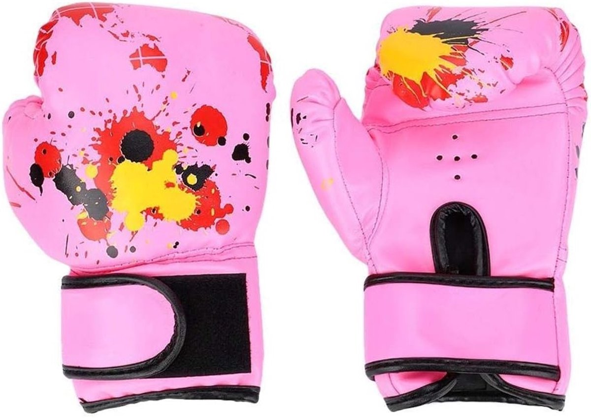 Bokshandschoenen voor Kinderen van PU Leer voor Muay Thai, Kickboksen en Sparring Training met Punch Bag en Karate Toepassingen