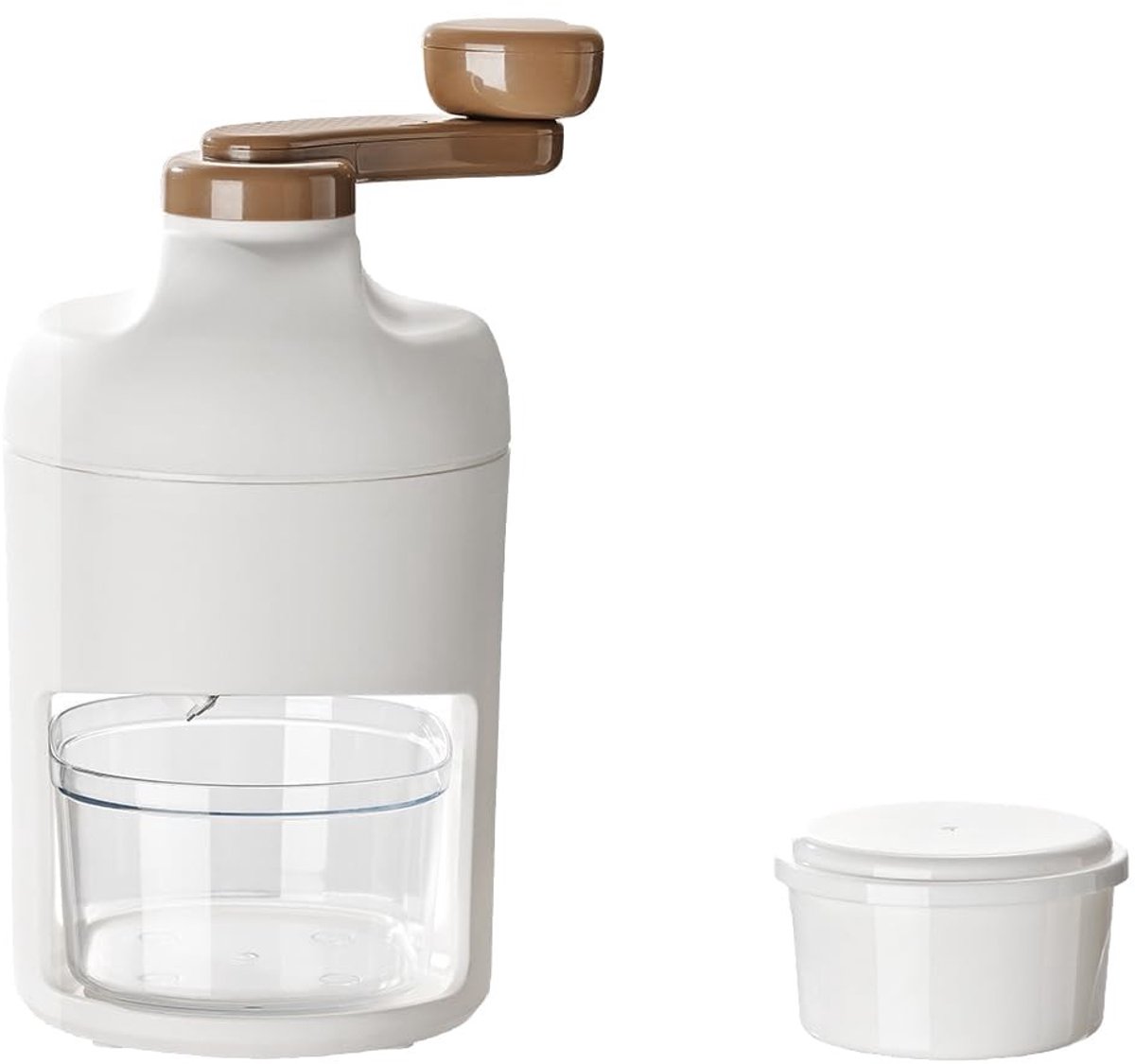 Dailygoods - Dailygoody - IJs Schneider - Handmatige IJs Machine voor Cocktails - Wit - Ideaal voor Shakes en Dranken - Compact en Draagbaar - Geschikt voor Thuisg...