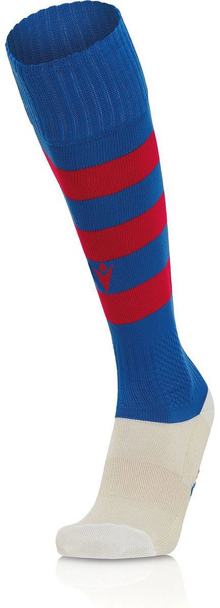 Macron Hoops Voetbalkousen - Royal / Rood | Maat: 35/38