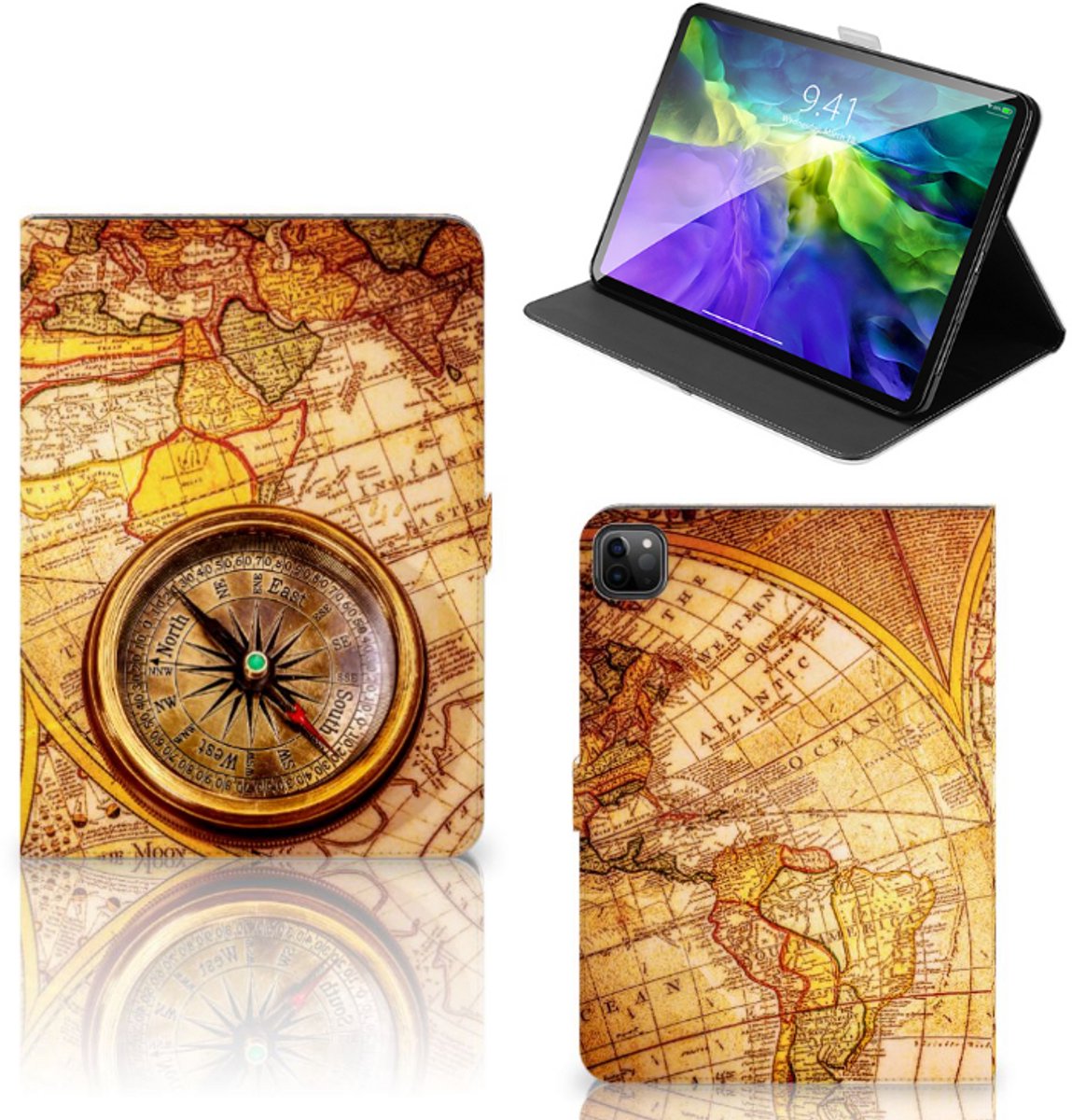 iPad Pro 11 2020/2021/2022 Tablet Flip Case Kompas