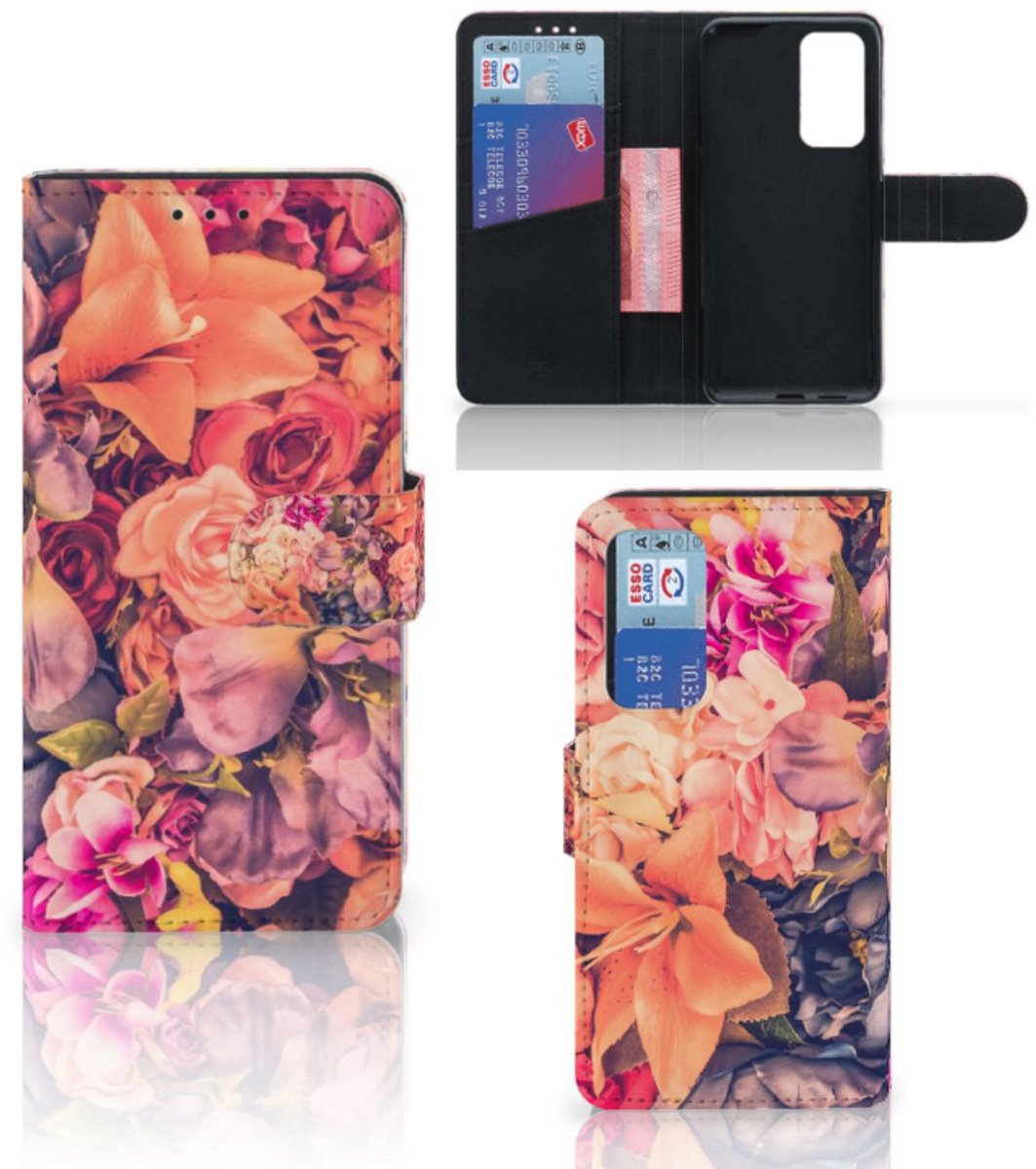 Huawei P40 Hoesje Bosje Bloemen