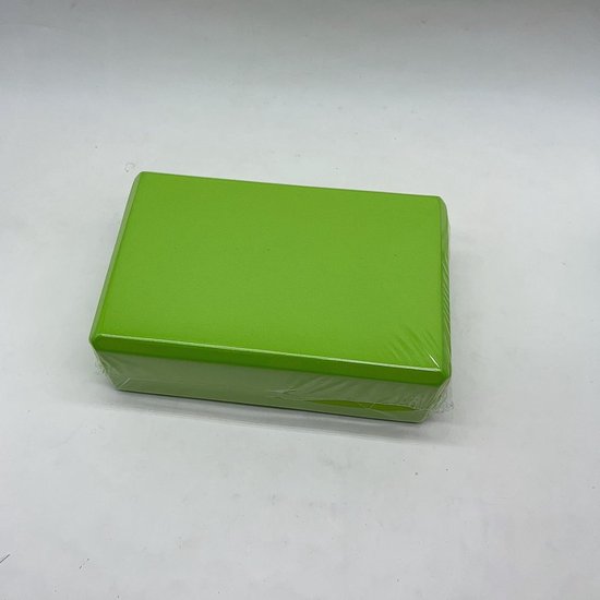 Yoga Blokken - Trainingsblokken Pilates - Flexibiliteit Verbeteren - Hoge Dichtheid Schuim - 23x15x7.5 cm - Groen — afbeelding 4