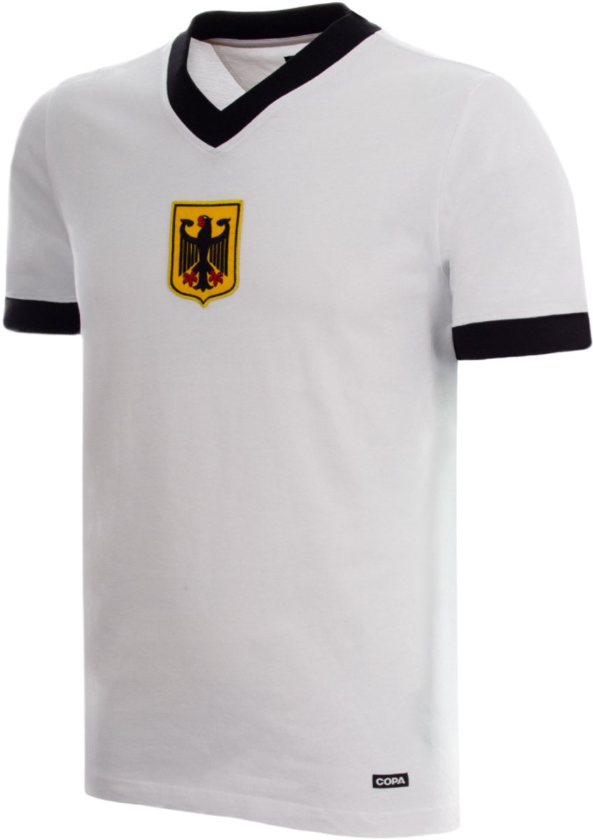 COPA Football - Duitsland 1970's - Retro voetbalshirt - Heren - S - Wit