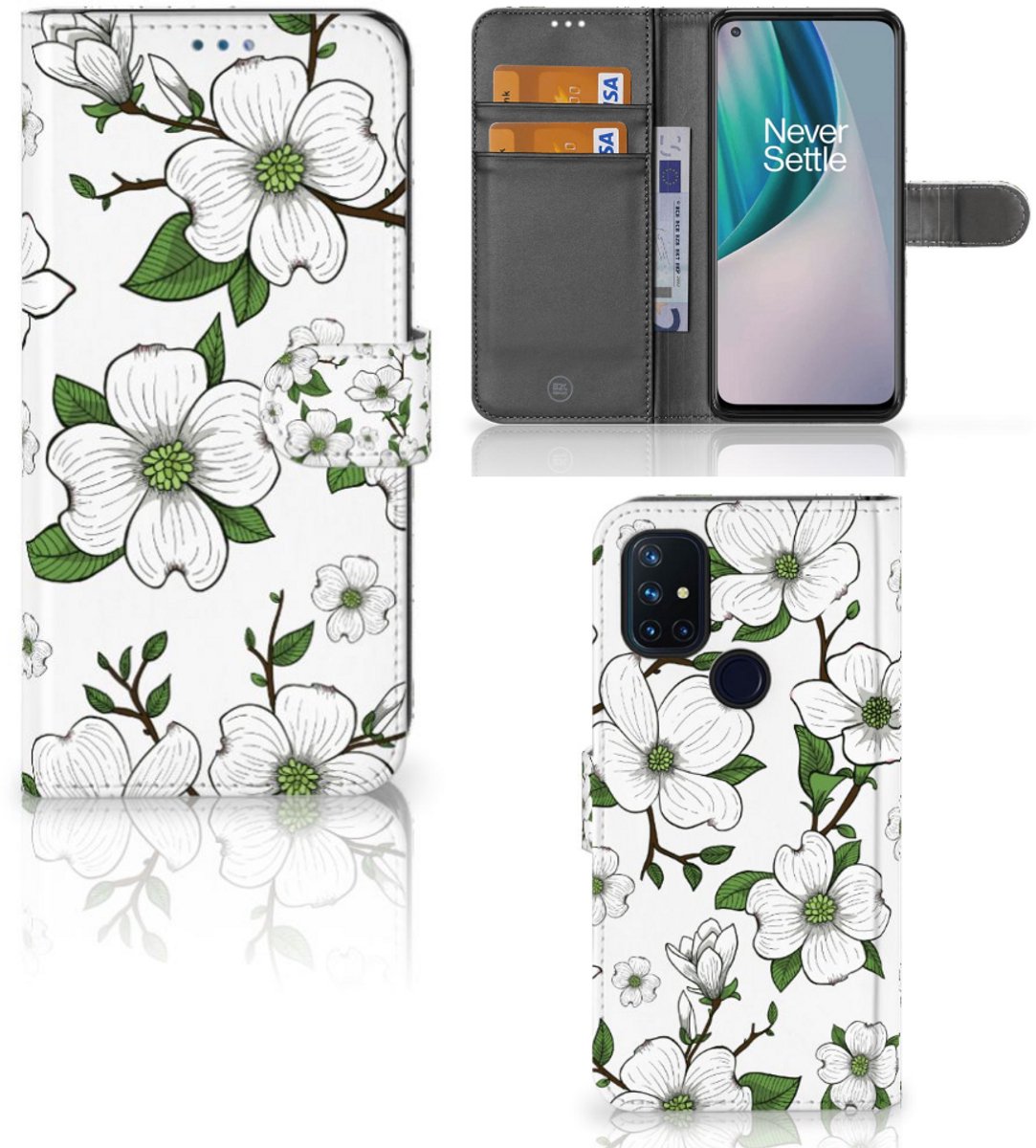 OnePlus Nord N10 Hoesje Dogwood Flowers
