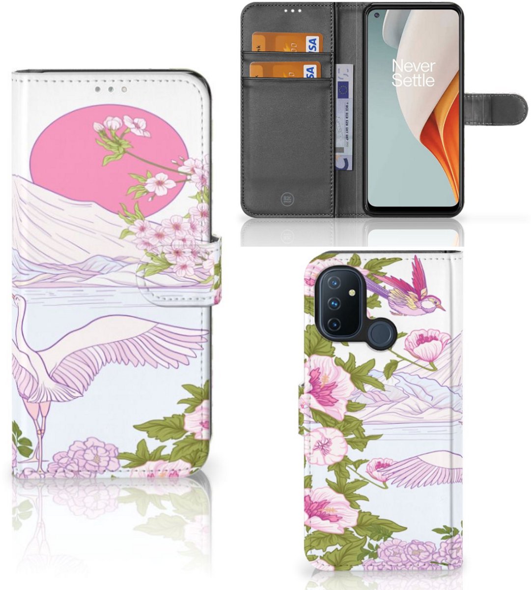 OnePlus Nord N100 Telefoonhoesje met Pasjes Bird Standing