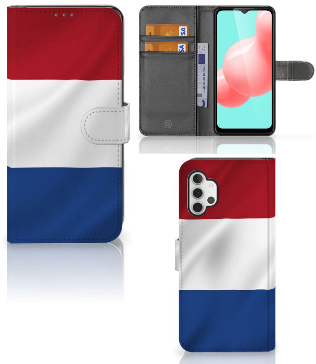 Samsung Galaxy A32 5G Bookstyle Case Nederlandse Vlag