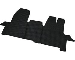 Rubberen Vloermatten Set - Automatten Rubber - Ford Transit Bescherming - Hoge Slijtvastheid - 3-Delig - Zwart