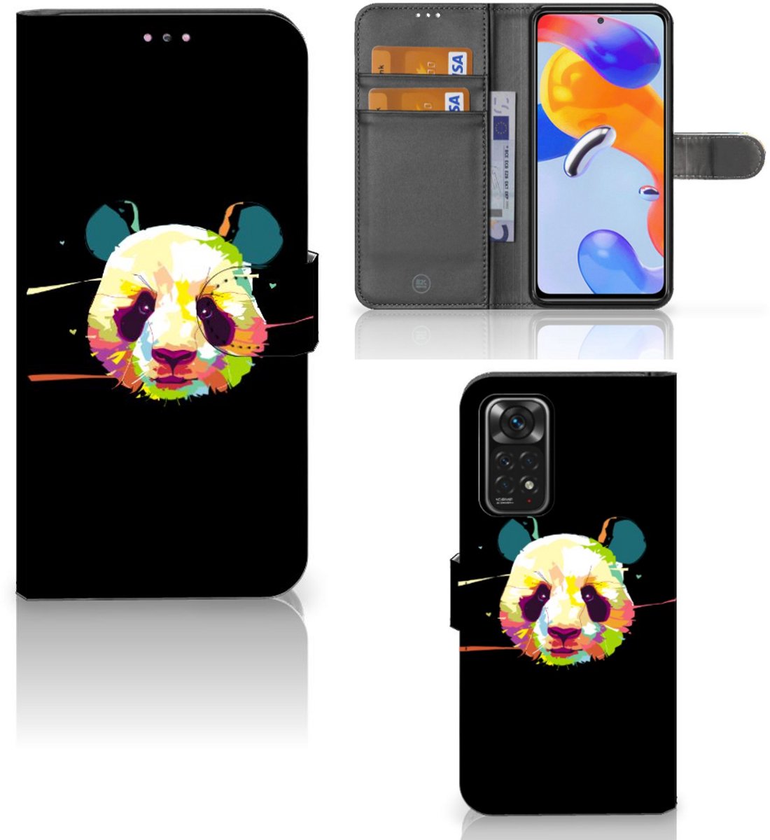 Xiaomi Redmi Note 11 Pro 5G/4G Leuk Hoesje Panda Color