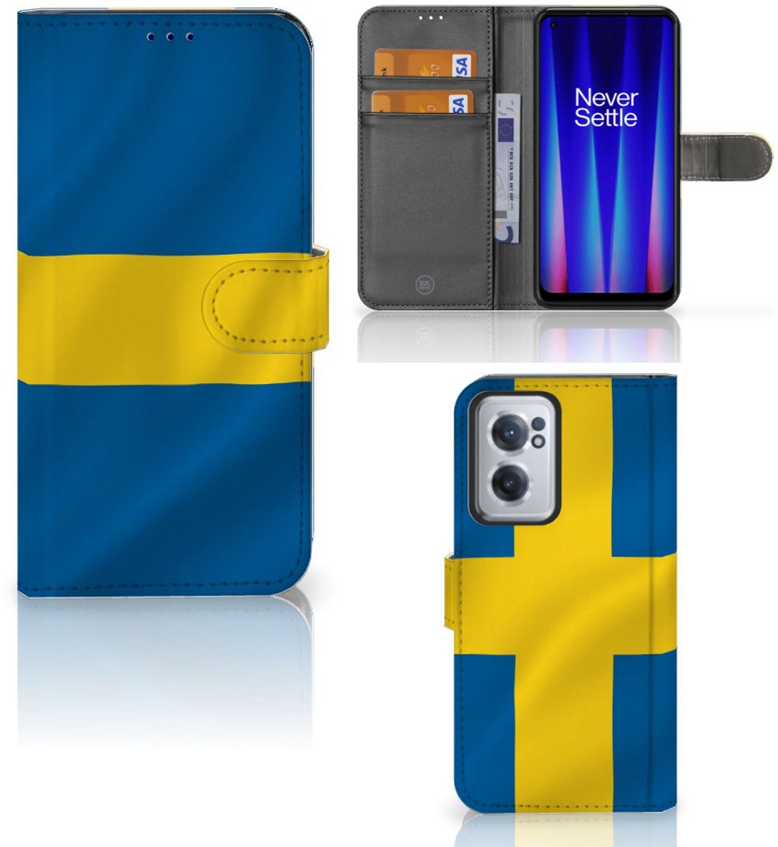 OnePlus Nord CE 2 Bookstyle Case Zweden
