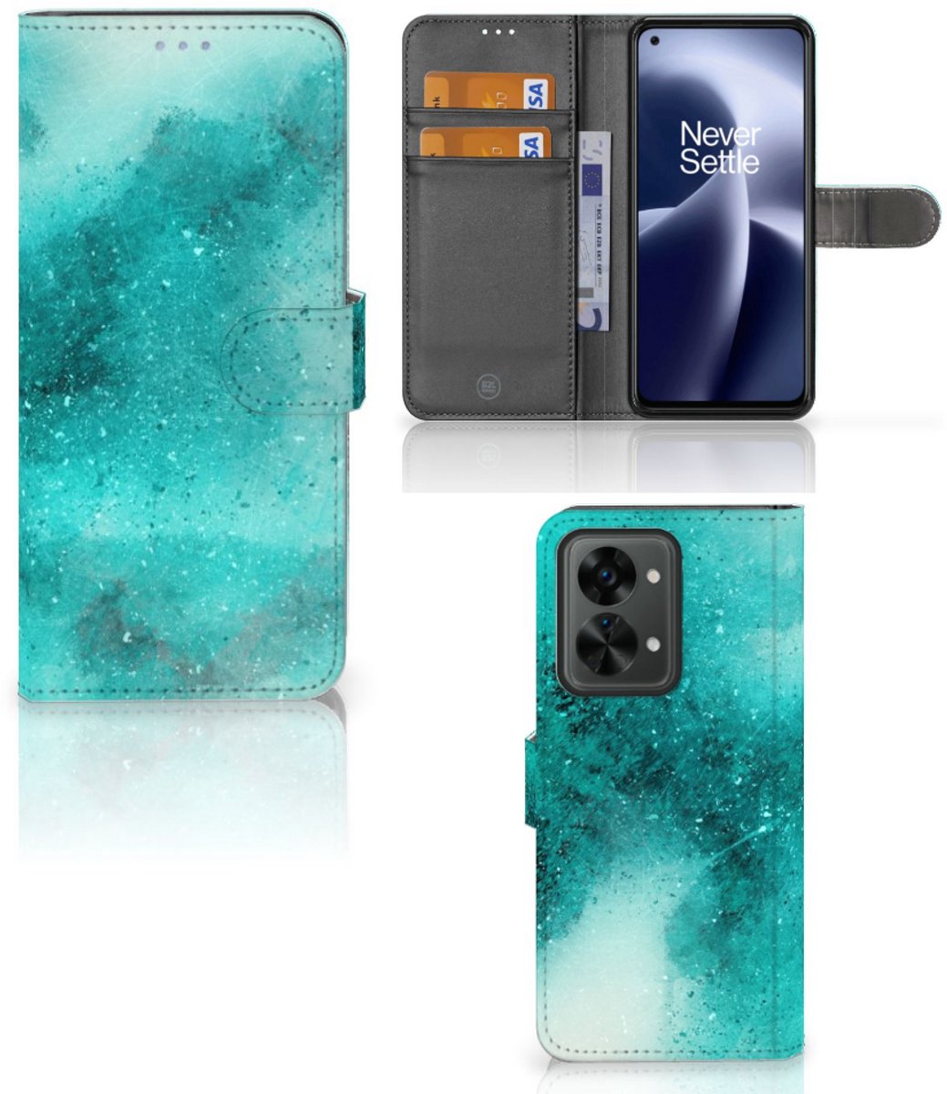 Hoesje OnePlus Nord 2T Painting Blue