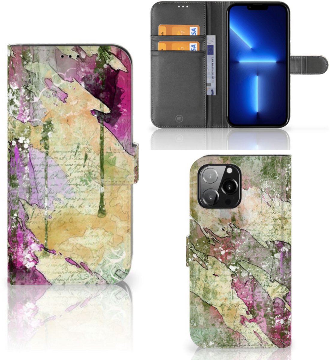 Hoesje iPhone 13 Pro Max Letter Painting