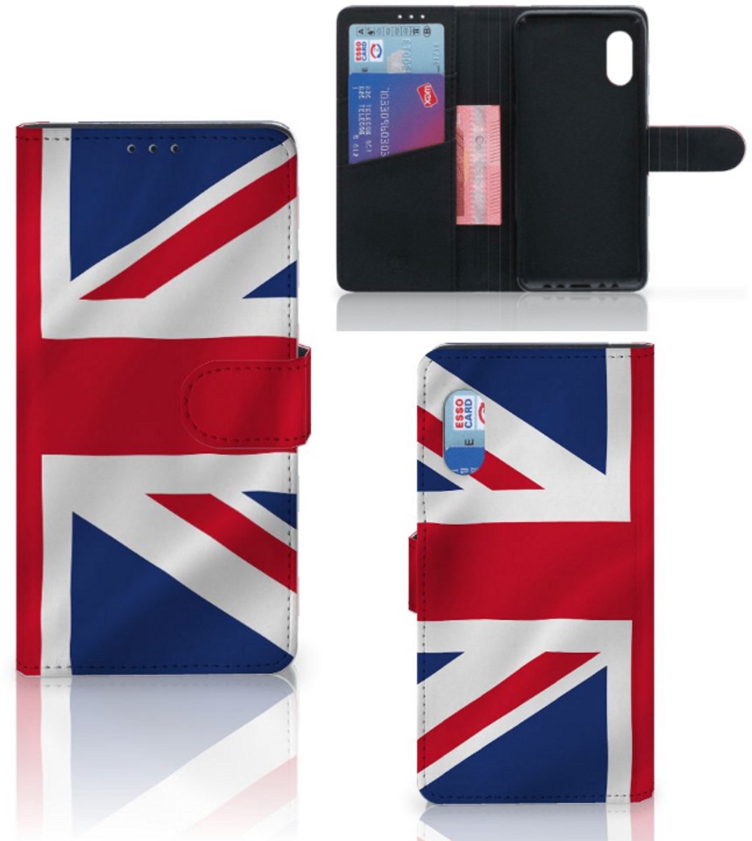 Samsung Xcover Pro Bookstyle Case Groot-Brittannië