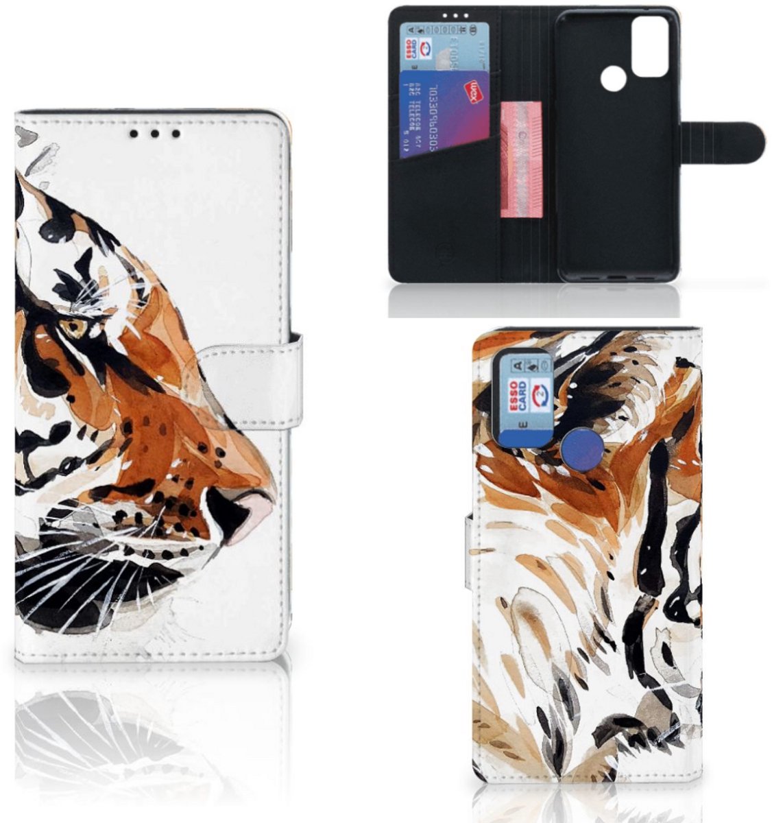 Hoesje Alcatel 1S (2021) Watercolor Tiger