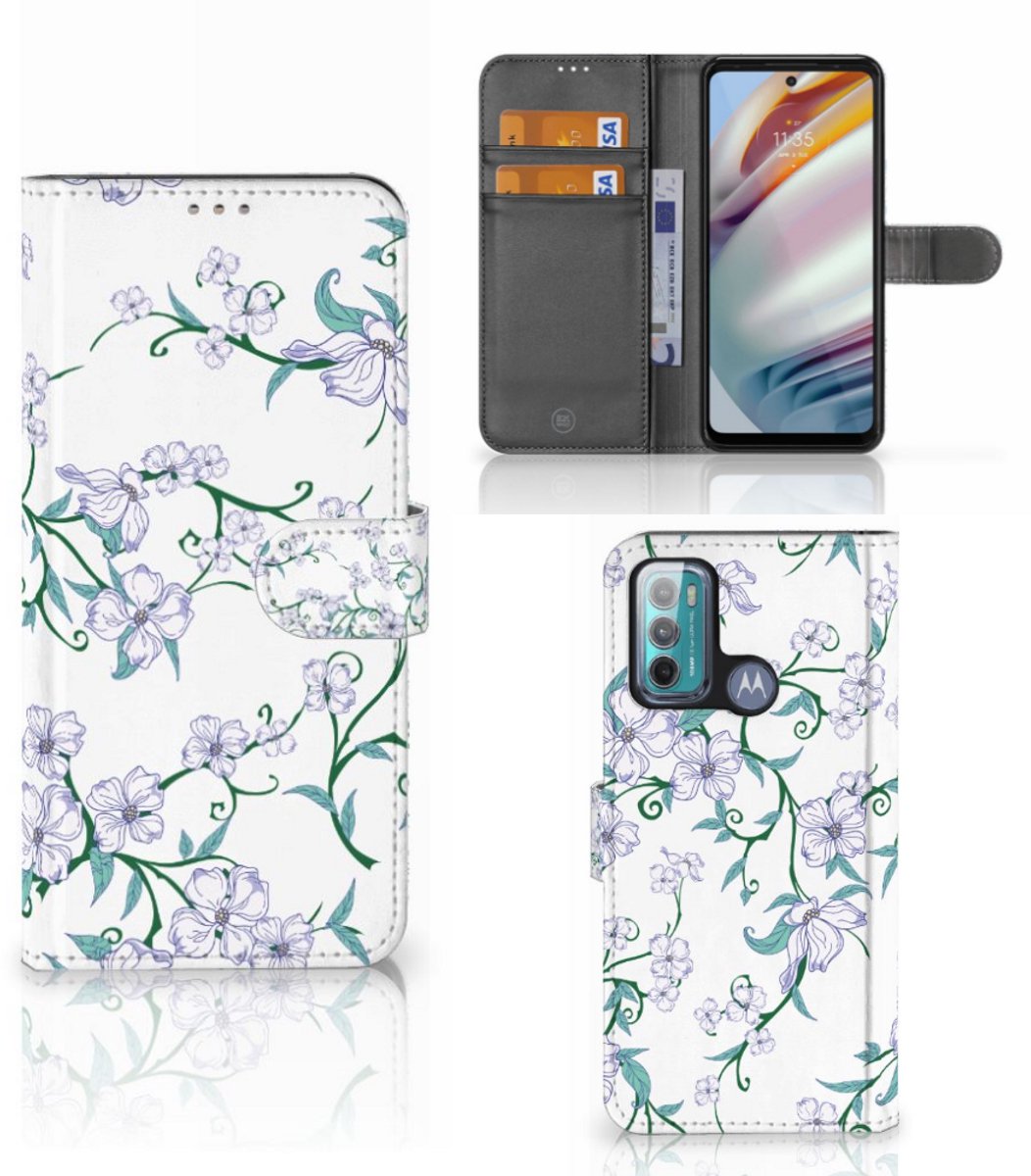Motorola Moto G60 Uniek Hoesje Blossom White