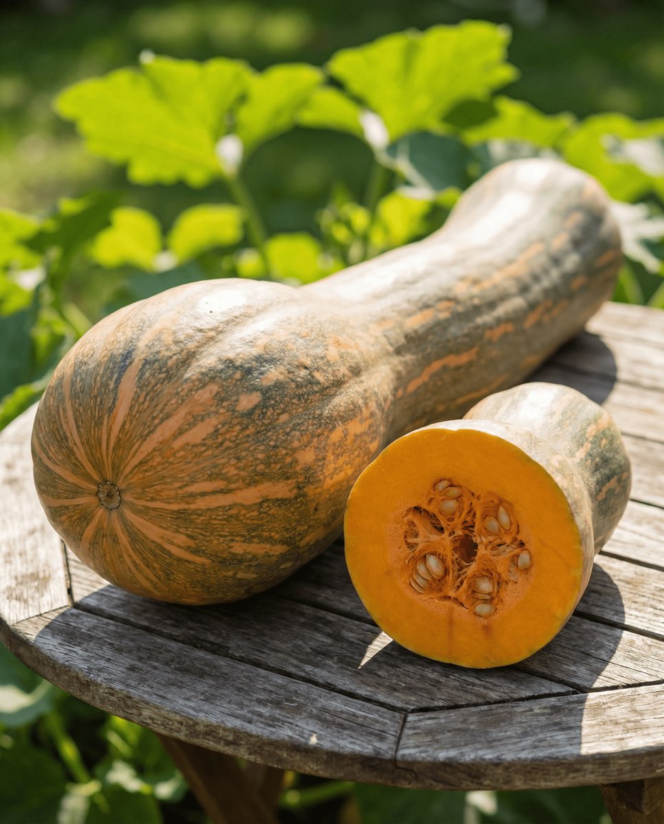 Pompoen Lunga Di Napoli Zaden Cucurbita Moschata Eenjarig