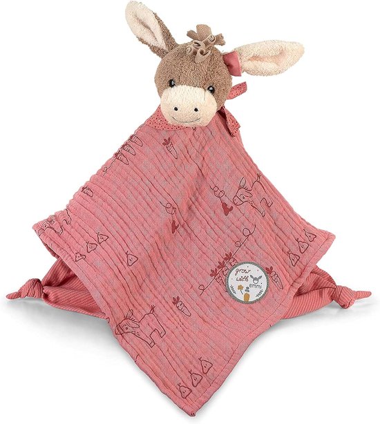 Knuffeldoek Ezel - Zachte metgezel - Troosten en spelen - Kleine knopen om vast te pakken - Eén maat - Blauw — afbeelding 5