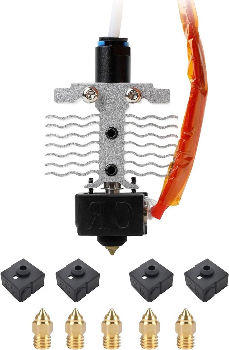 Hotend Kit - 3D Printer Onderdelen - 3D Printen - Volledig Metalen Kit - 70 x 30 x 20 mm