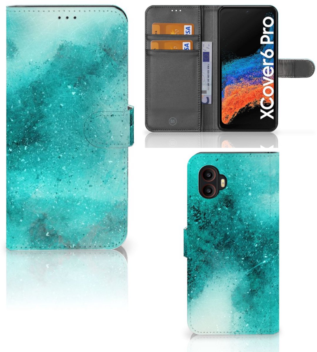 Hoesje Samsung Galaxy Xcover 6 Pro Painting Blue