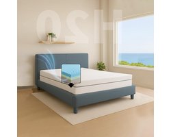 Comfy Line - Matras voor Frans bed, 120 x 200 cm, hoogte 20 cm, 7 verschillende zones, orthopedisch, hoes van fris en ademend katoen, gemaakt in Italië