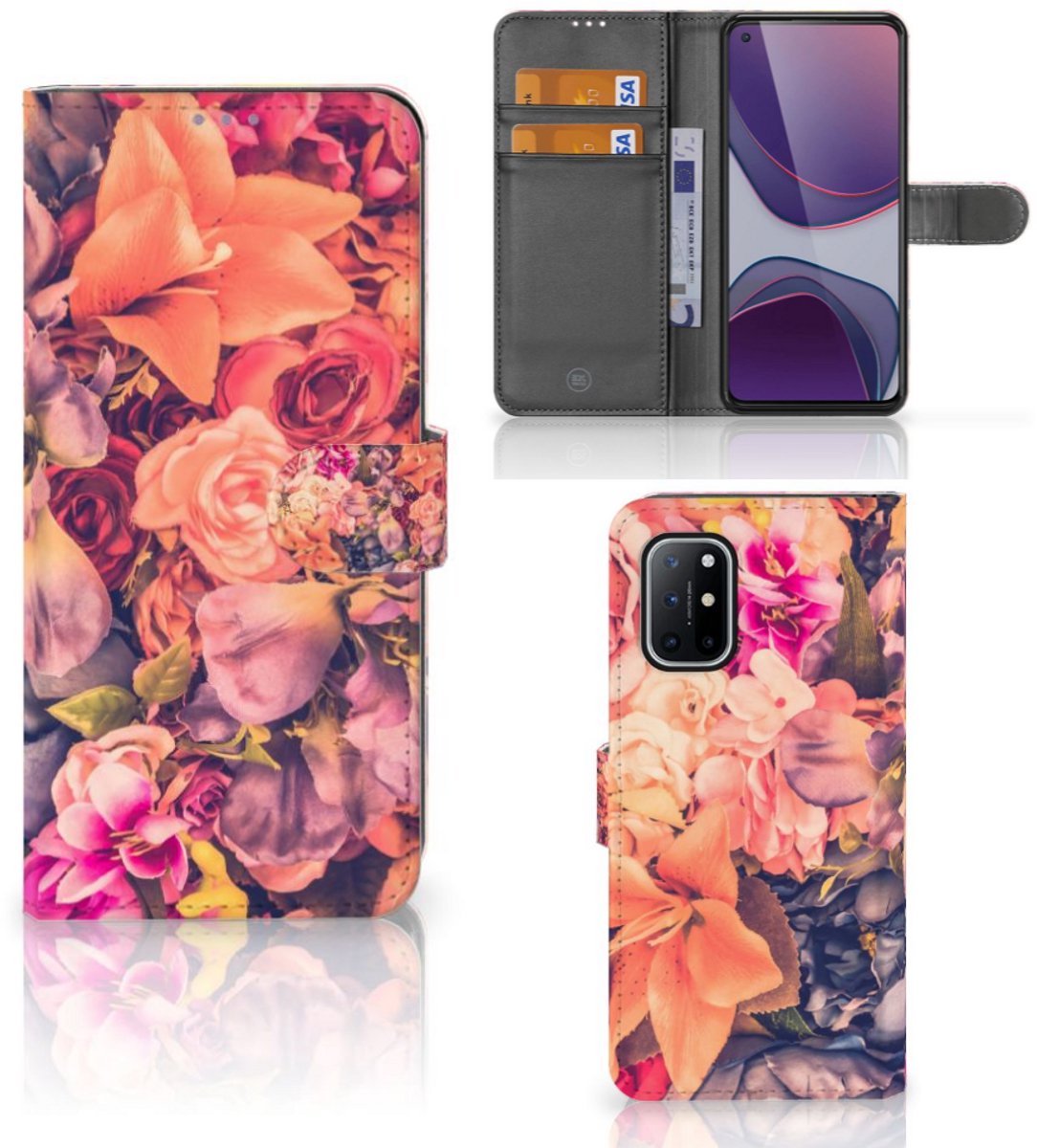 OnePlus 8T Hoesje Bosje Bloemen