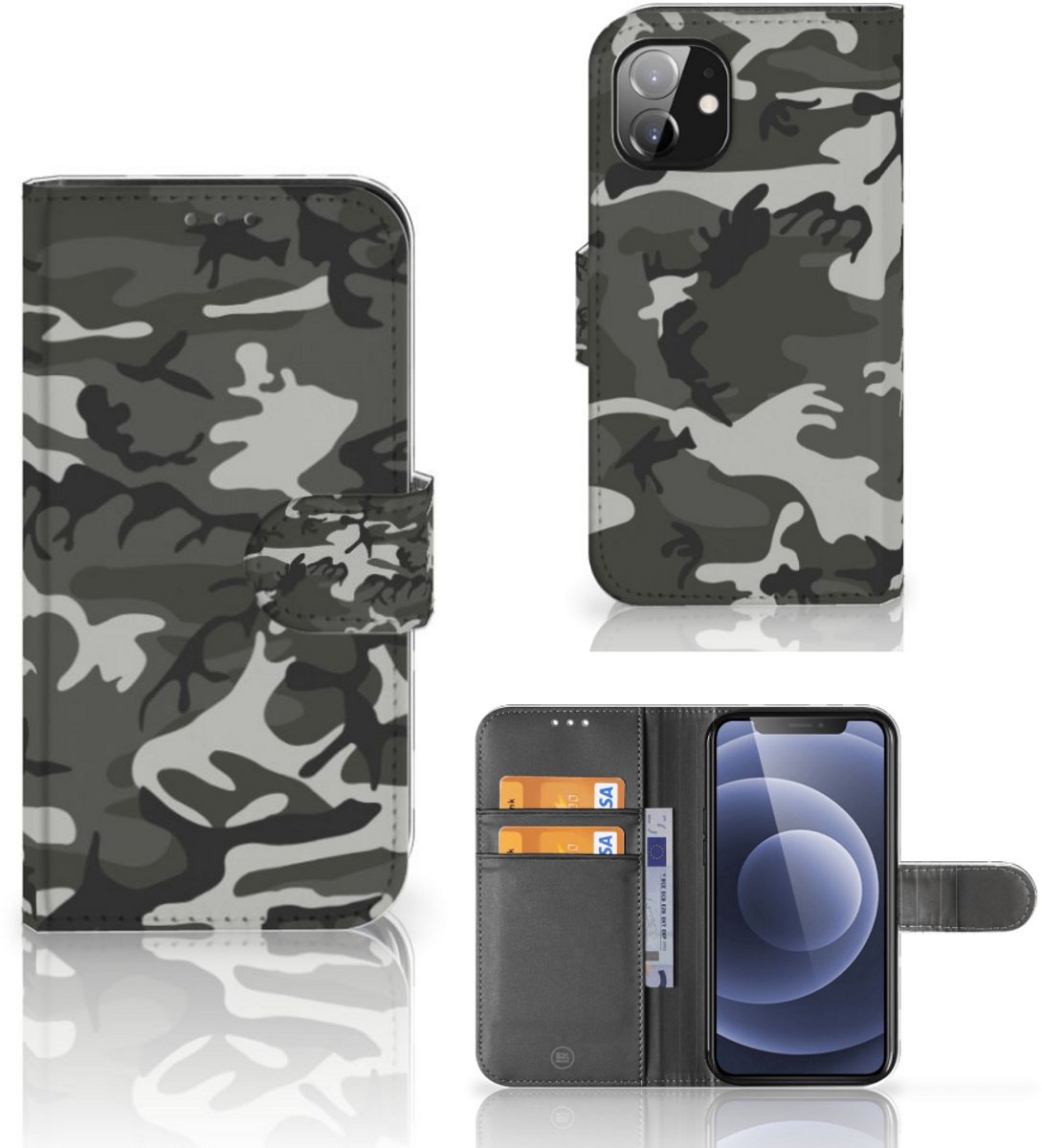 Apple iPhone 12 Mini Telefoon Hoesje Army Light