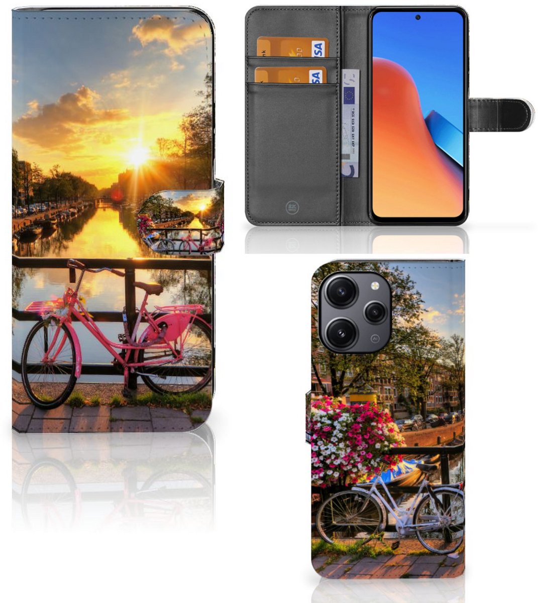 Xiaomi Redmi 12 Flip Cover Amsterdamse Grachten
